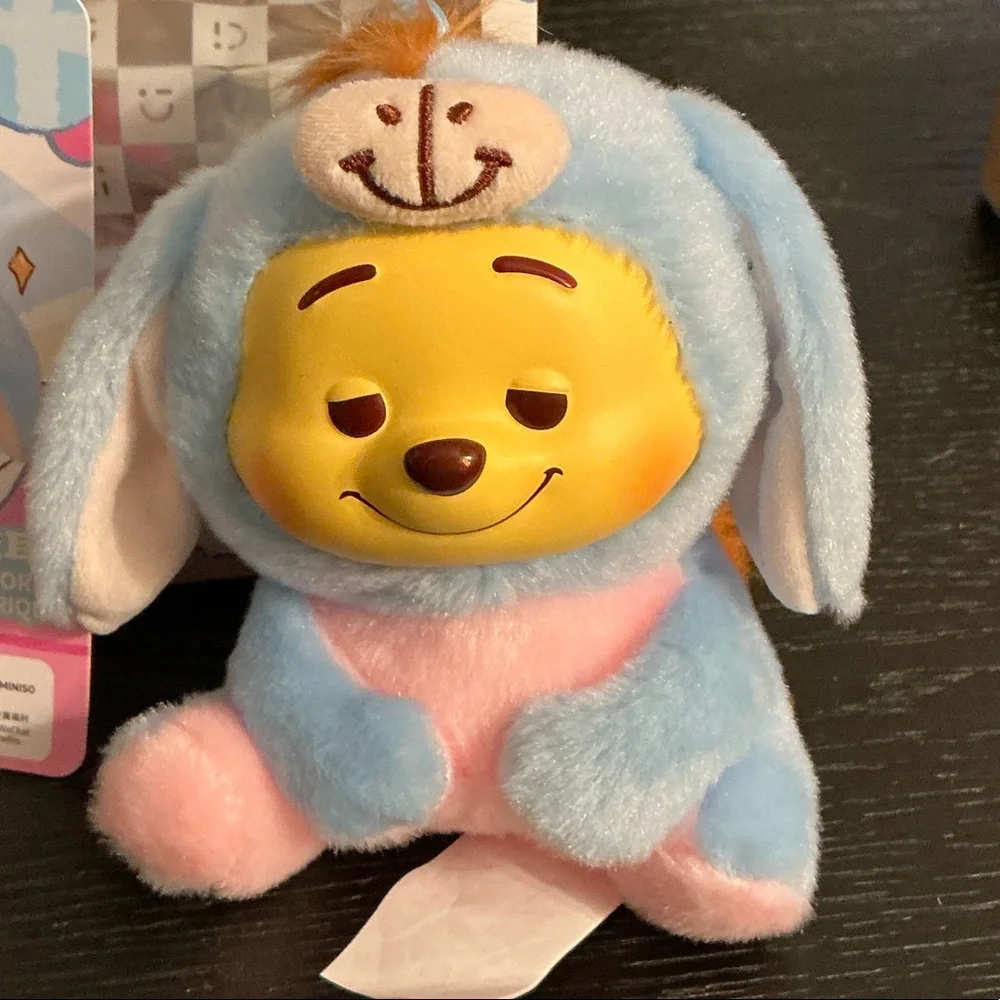 Disney Eeyore Blue and Yellow Eeyore Plush by Miniso - Picture 2 of 6